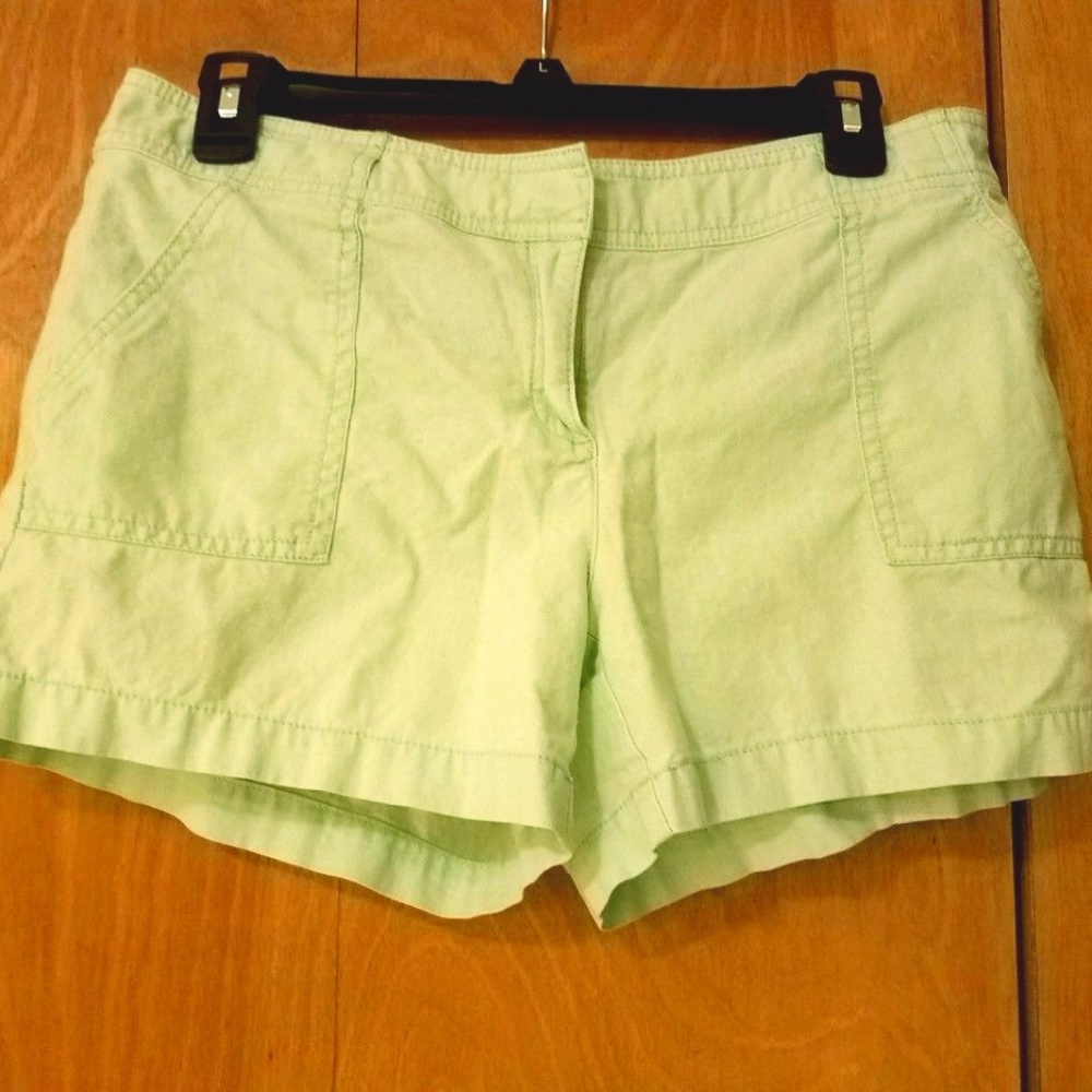 New York and Company Mint Green Shorts Size 6